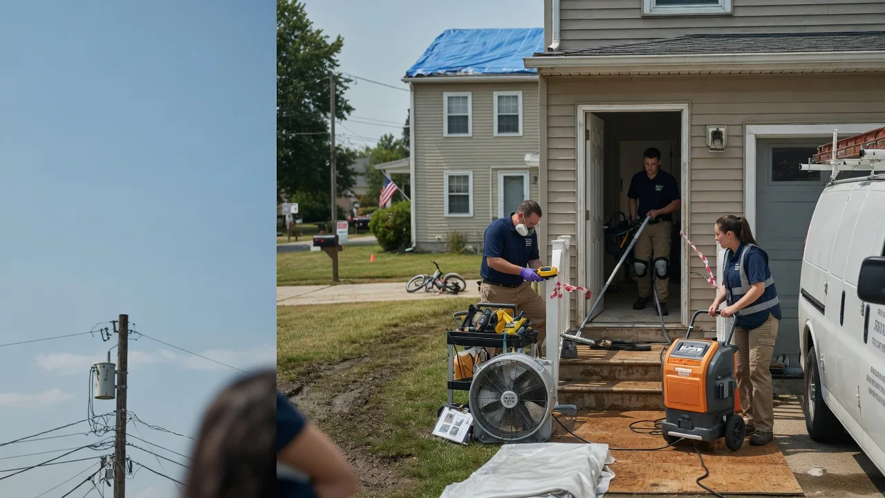 Water Damage Repair in Sweetser, IN near me